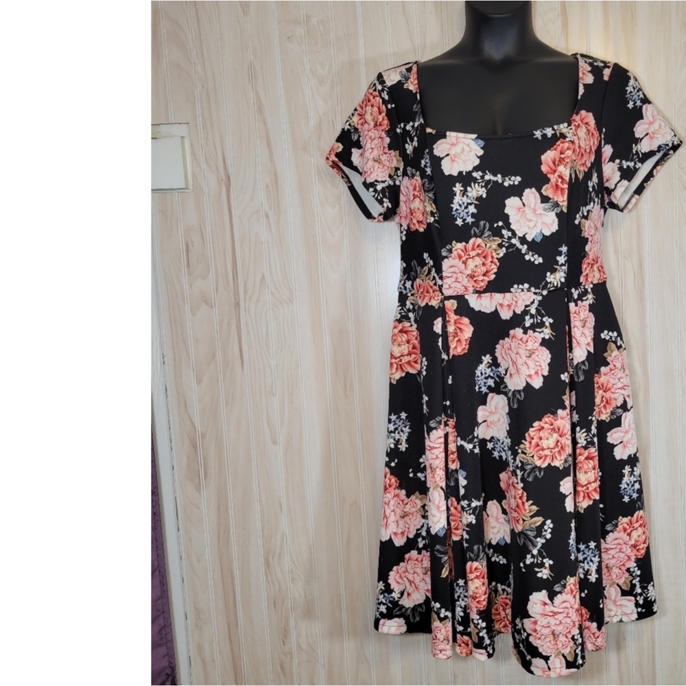 Torrid Pink Ruffled A-Line Midi Dress - Picture 3 of 3